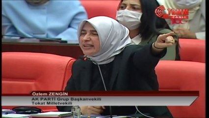 MECLİSTE KAVGA-ÖZLEM ZENGİN İLE HÜDA KAYA ARASINDA TARTIŞMA YAŞANDI-21 TEMMUZ 2020