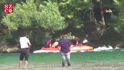 Piknik yaparken suda mahsur kaldılar