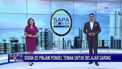 Prihatin, Siswa Ini Selalu Pinjam Gadget Teman Untuk Belajar Online