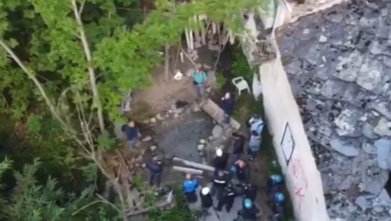 Val di Susa - Polizia sgombera presidio No Tav dei Mulini (24.07.20)