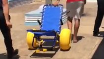 Agrigento - Ritrovata sedia per disabili rubata al mare (24.07.20)