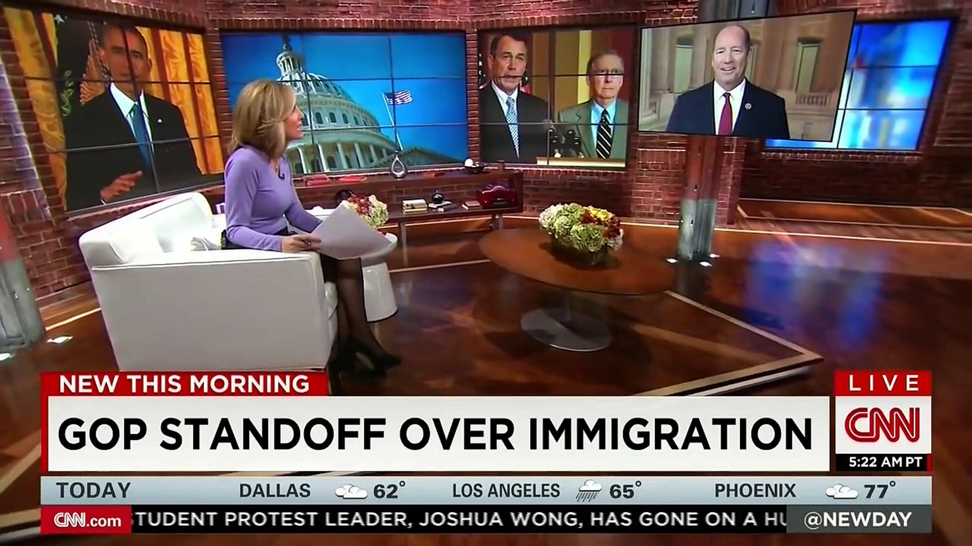 Rep Ted Yoho Discussing Immigration On Cnn S New Day Video Dailymotion
