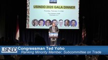 USINDO Gala Dinner 2020 - Remarks by The Honorable Congressman Ted Yoho