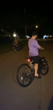 Skidding Stop on Bicycle Doesn't Go as Planned