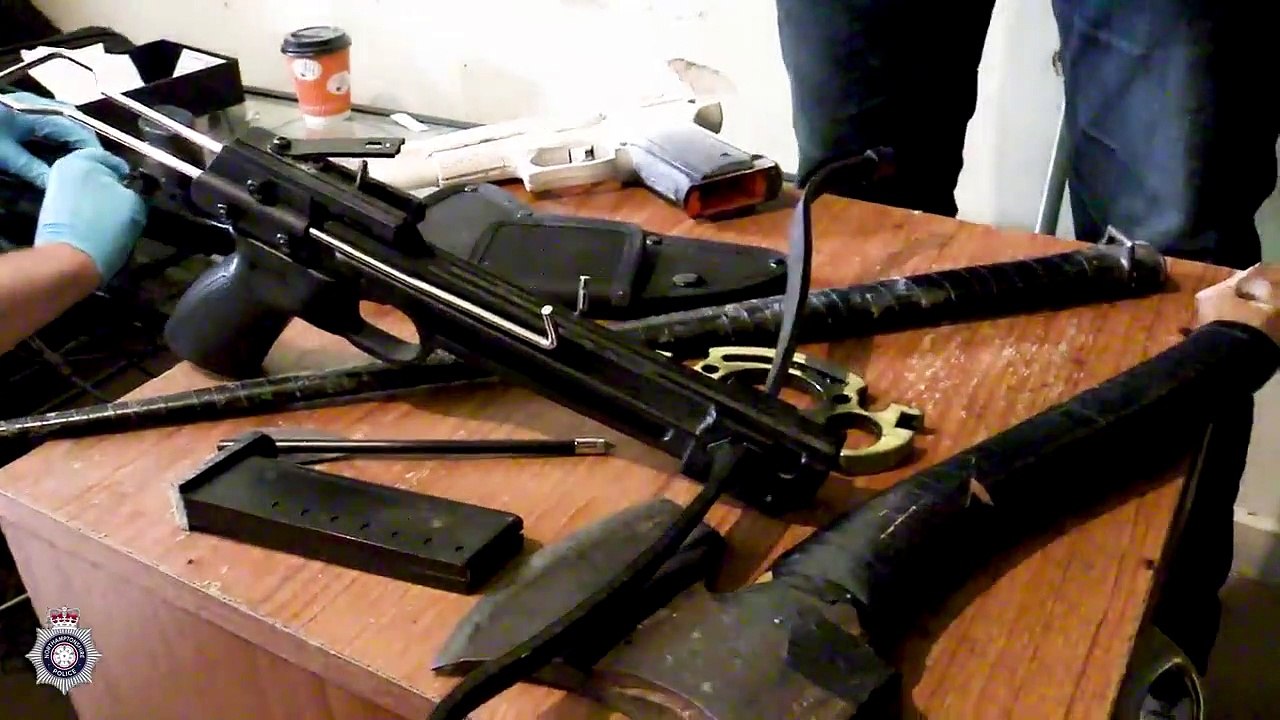 Northants Police — Wellingborough drugs raid. July 2020