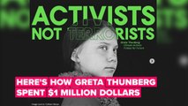 Greta Thunberg is spending €1 million in the most Greta-way possible