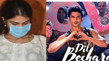 Dil Bechara पर Rhea Chakraborty का पोस्ट देख गुस्से में आगबबूला हुए Sushant के Fans | FilmiBeat