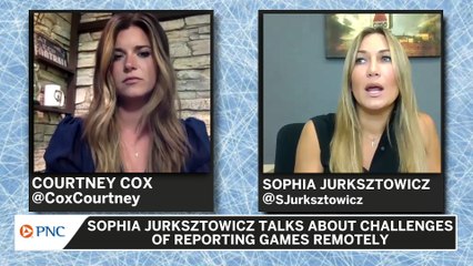 Sophia Jurksztowicz On Reporting NHL Stanley Cup Playoff Games Remotely
