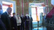 Cumhurbaşkanı Erdoğan, Fatih Sultan Mehmet Han'ın türbesini ziyaret etti