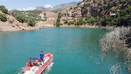 Kodu düşürülen baraj gölünde Gülistan aranıyor