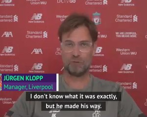 Klopp proud of 'exceptional person' Henderson
