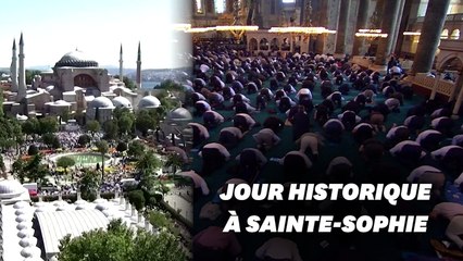 À Istanbul, la mosquée Sainte-Sophie accueille sa 1ère prière en 86 ans