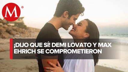 ¡Habrá boda! Demi Lovato y Max Ehrinch anuncian compromiso