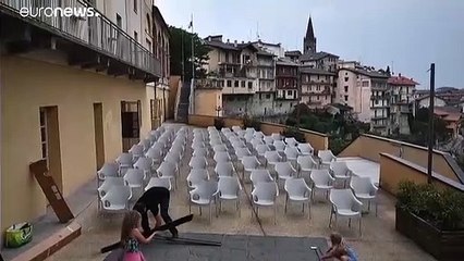 Fabio Gianotti fait du cinéma ambulant à bord de son camping car