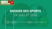 Dossier des Sports du vendredi 24 juillet 2020 [Radio Côte d'Ivoire]