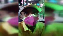 Hindistan’da koronavirüse dikkat çekmek için led ışıklı maske