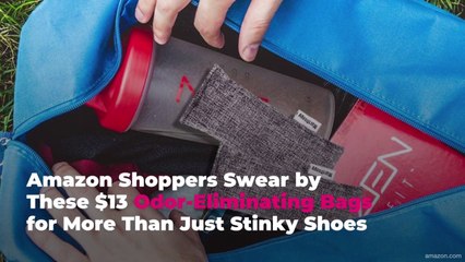 Amazon Shoppers Swear by These $13 Odor-Eliminating Bags for More Than Just Stinky Shoes