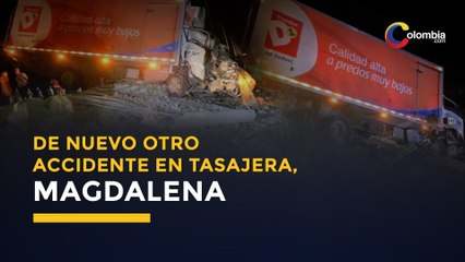 Camión de D1 se estrelló en Tasajera, Magdalena contra un poste de electricidad