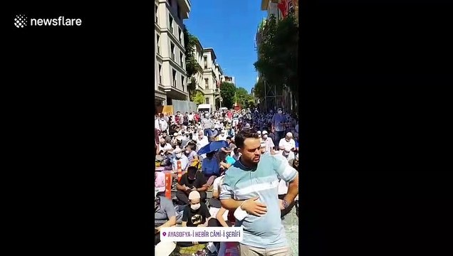 Muslim prayers in Turkey's Hagia Sophia for first time in 86 years