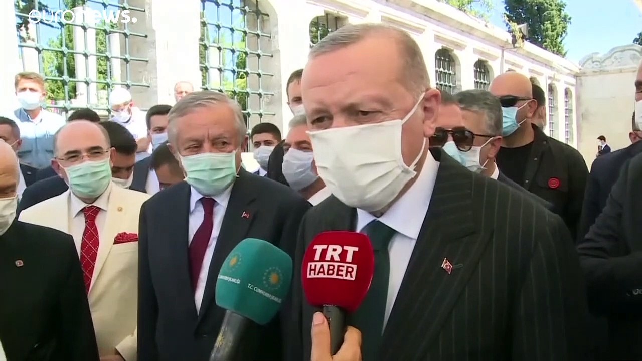 Erdoğan: „Hagia Sophia ist zu ihrem Ursprung zurückgekehrt“