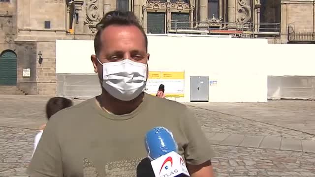 Santiago de Compostela aguarda su día grande sin peregrinos y sin aglomeraciones de turistas