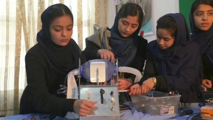 Afghan Girls Robotics Team Builds Live-Saving Ventilator