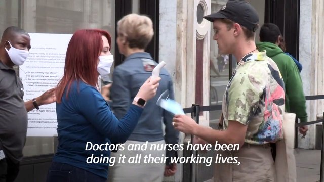 People in England and Austria react as masks become mandatory