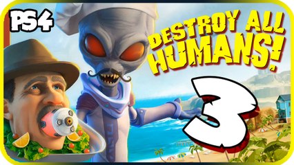 Destroy All Humans! Remake Walkthrough Part 3 (PS4, XB1) No Commentary