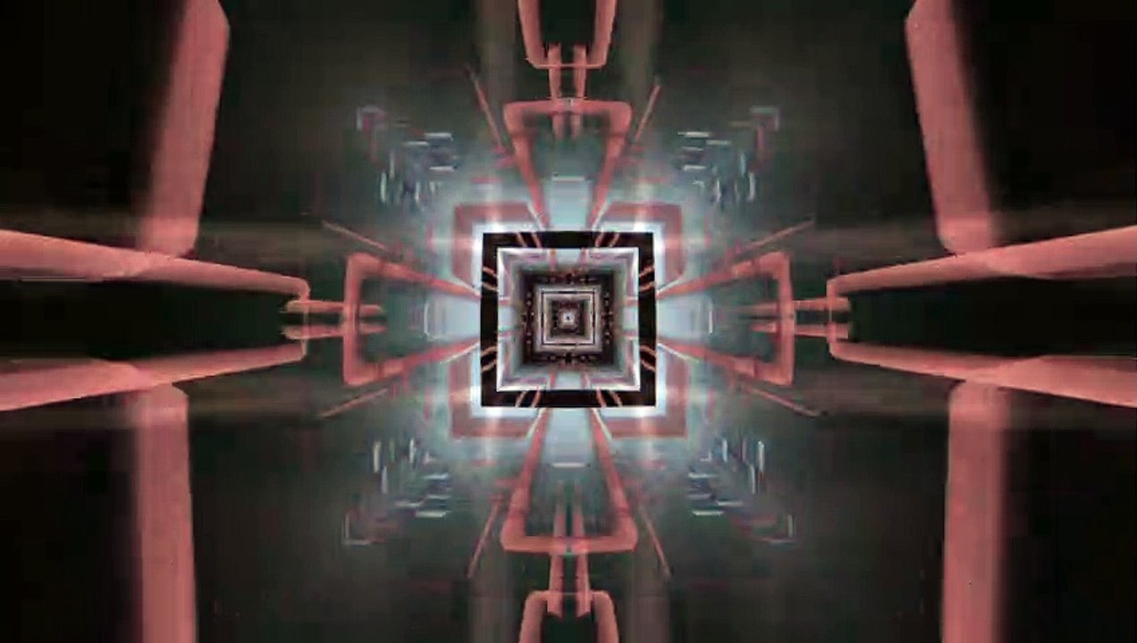 Free Motions Graphic, Space, Futuristic, Fractal, Kaleidoscope, Lights, Geometry, Abstract Animation