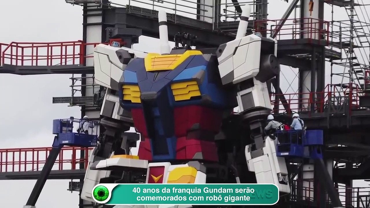 40 anos da franquia Gundam serão comemorados com robô gigante