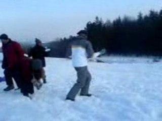bataille de neige à gap