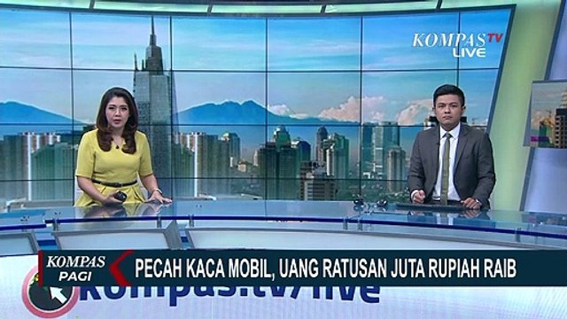 200 Juta Raib, Pelaku Pencurian Modus Pecah Kaca Mobil Terekam CCTV!