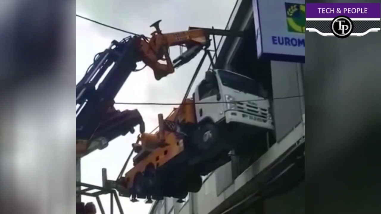 Top 10 Maquinaria Pesada MAS PELIGROSA DEL MUNDO (GRUAS) parte2