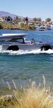 Jeep Boat Floats at Lake Havasu