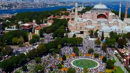 Ayasofya'da 86 yıl sonra ilk namaz