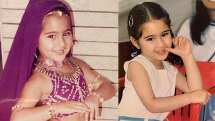Sara Ali Khan की बचपन की Photos देख आप भी उनके Cuteness के हो जाएंगे कायल MUST WATCH Boldsky