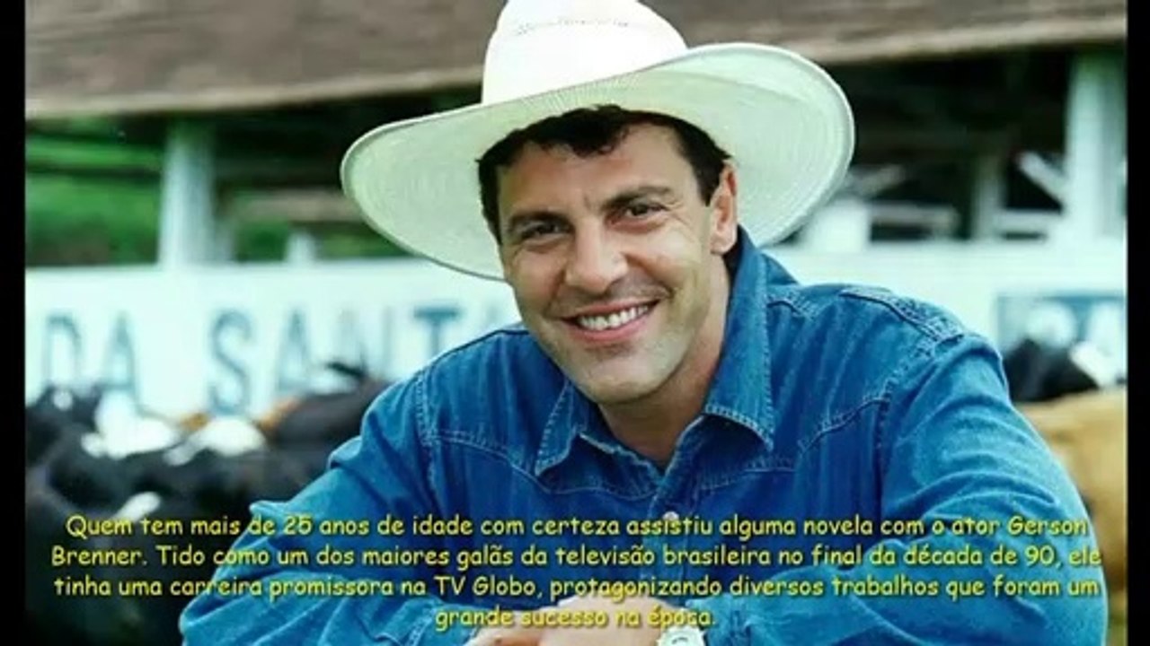 Lembra do ator Gerson Brenner- Respire fundo antes de ver como ele está hoje com a filha