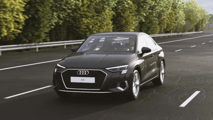 Audi A3 Limousine - Aerodynamik Animation