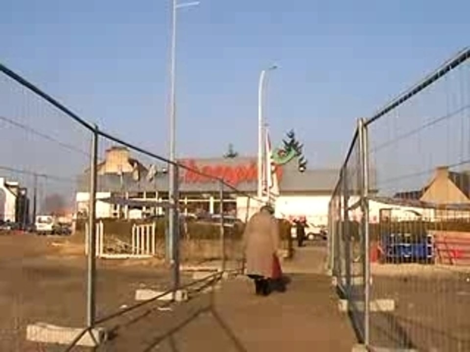 Travaux carrefour du Ballon Auray 01