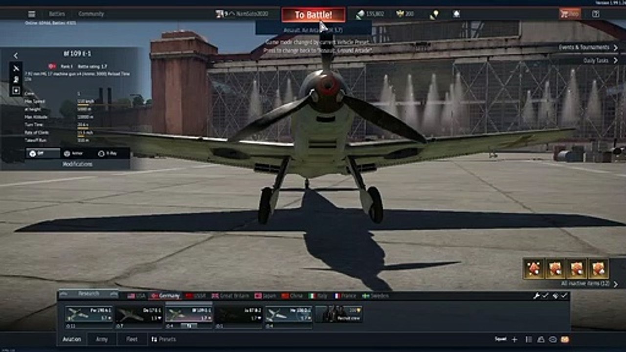 Bf 109 E-1 destroys enemies (#2) - War Thunder