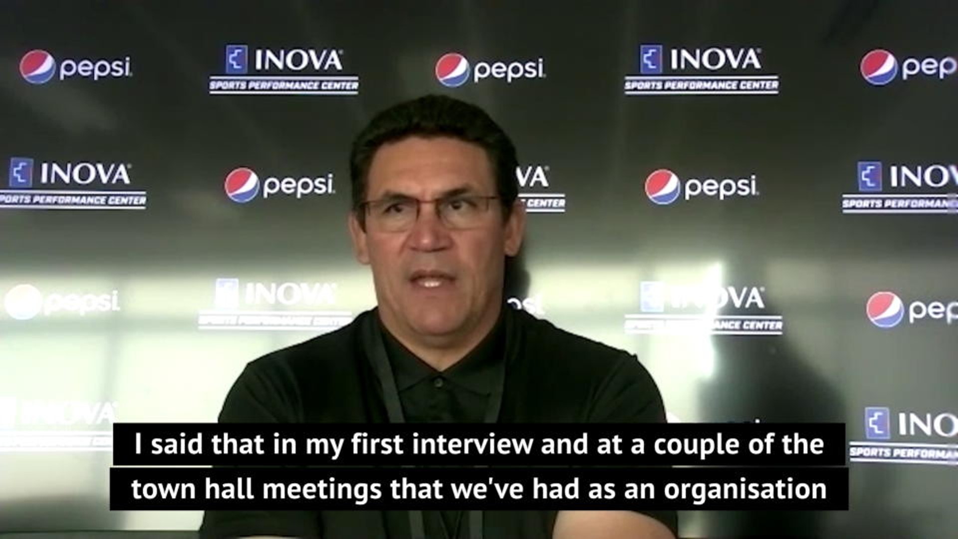 ⁣Rivera hopes Washington's new nickname will send a message of unity