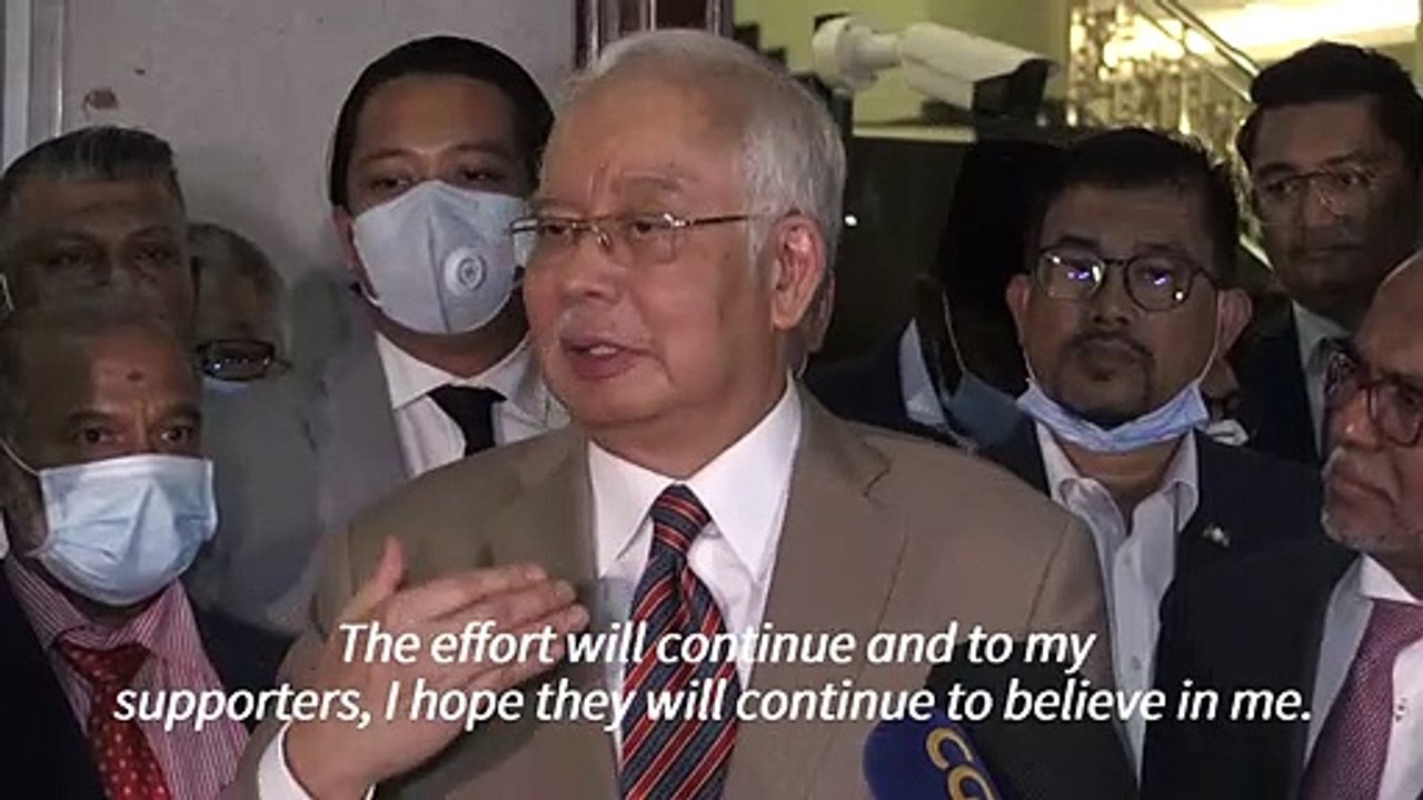 Malaysian ex-PM Najib Razak to appeal after 1MDB verdict