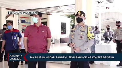 Tak Pasrah Hadapi Pandemi, Semarang Gelar Konser Drive-In