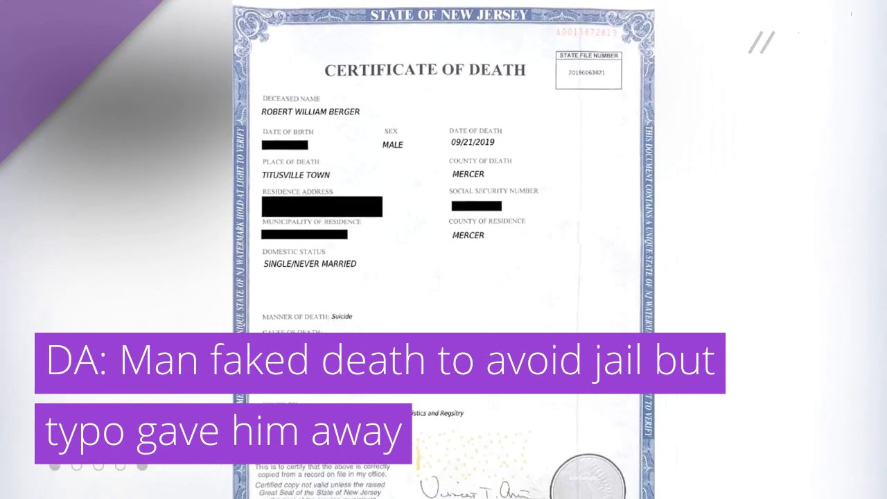DA: Man faked death to avoid jail but typo gave him away, and other top stories from July 25, 2020.