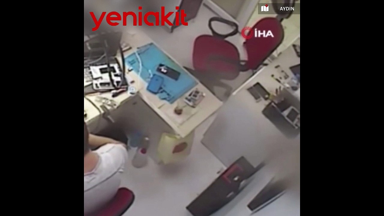Telefon bataryası bomba gibi patladı! O anlar böyle görüntülendi