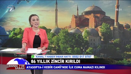 Kanal 7'de Sabah - 25 Temmuz 2020