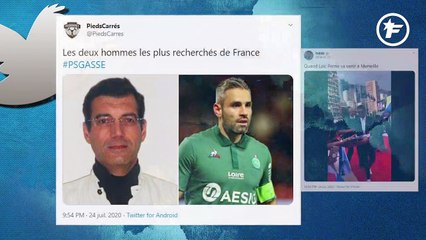 Le tacle de Loïc Perrin sur Kylian Mbappé vu par les réseaux sociaux