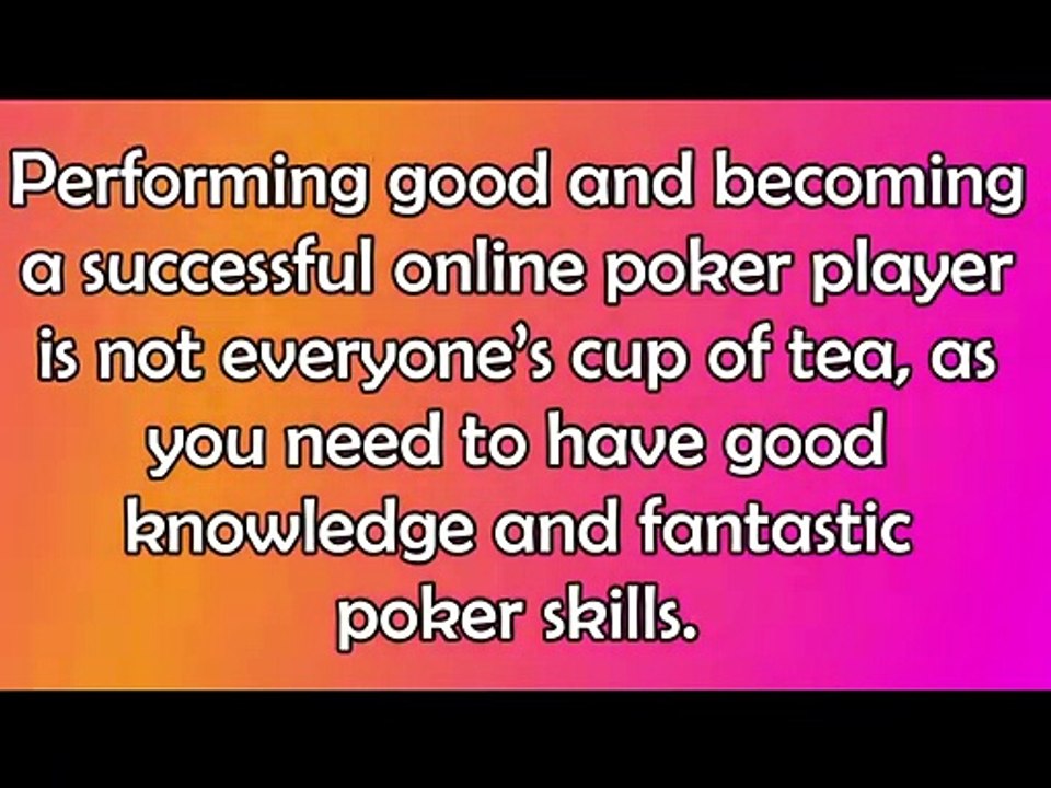 Increase Winning chances in online poker