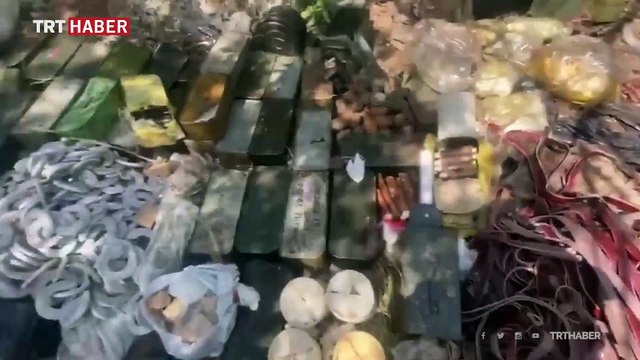 Pençe-Kaplan Operasyonu'nda PKK'ya ait çok sayıda silah ve mühimmat ele geçirildi