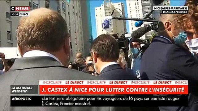 Nice : Regardez Jean Castex interpelle peu avant 11h par une habitante d'un quartier difficile alors qu'il est en visite surprise
